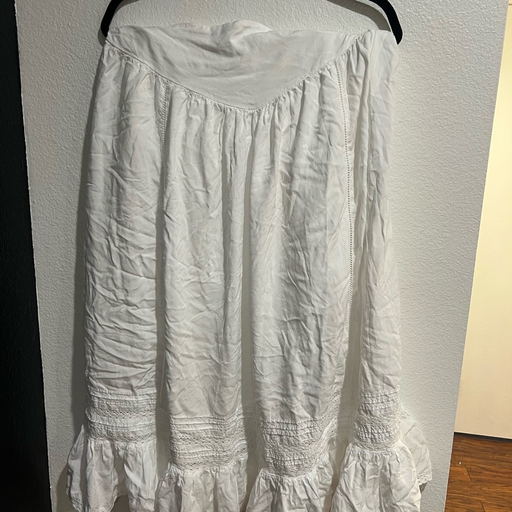 American Eagle Outfitters White Maxi Skirt
